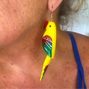 Light-as-a-feather tropical earrings